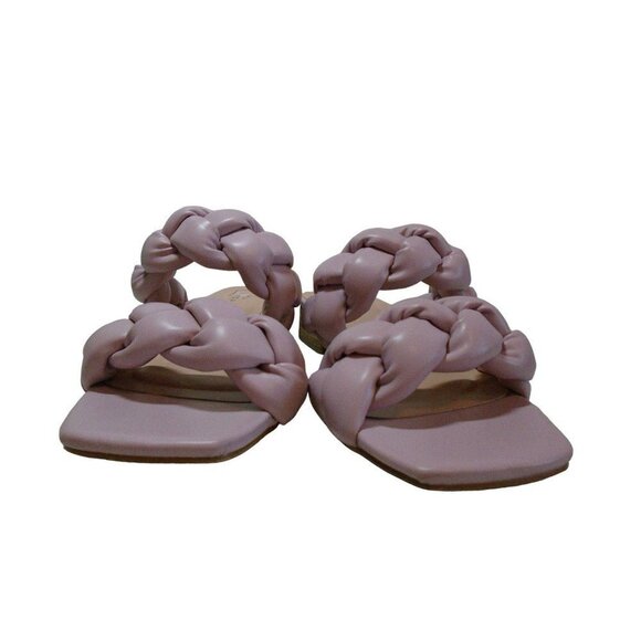 Shu Shop Braided Slide Slip on Sandal Blush Pink SZ 9 - Picture 2 of 8